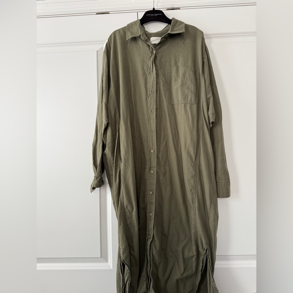 Universal Thread Sage Green Shirt Dress